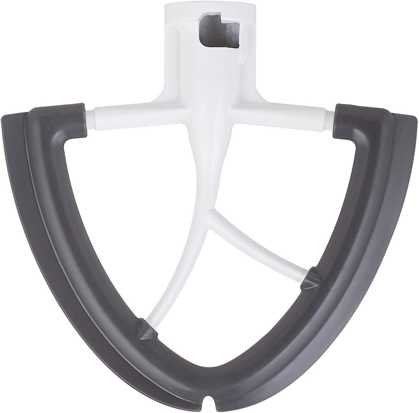 Flex Edge Beater for KitchenAid Bowl-Lift Stand Mixer 6 quart-Metal Flat beater with silicone edges-Efficient Mixing Attachment