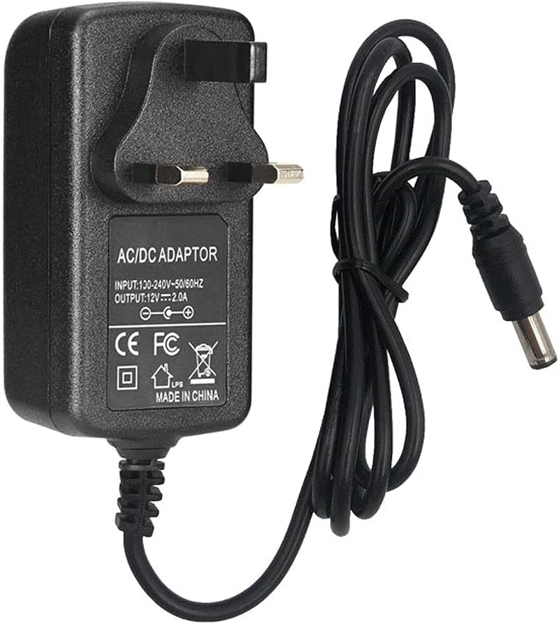 BeamsWork 12V 2A 24W DC Power Adapter Supply Converter for CCTV Camera LED