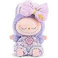 17 cm Labubu Doll Clothes Labubu Clothes for Doll Clothes Sets for Labubu Cute Labubu Clothing Boy Chic Style Set Original Labubu Accessories Pink Bow Set