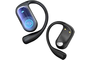 MOZC 168 Languages AI Live Translation Earbuds, 4-in-1 Smart Mode Bluetooth 5.4 Touch Screen Earphones Real-Time Headphones Translator, Fit iOS and Android Ideal for Business and Learning, Deep Blue
