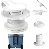 2PCS Coleman Cooler Drain Plug Kit,1" Cooler Drain Plug Replacement for Coleman Coolers Parts, Easy Installation for Compatible Models