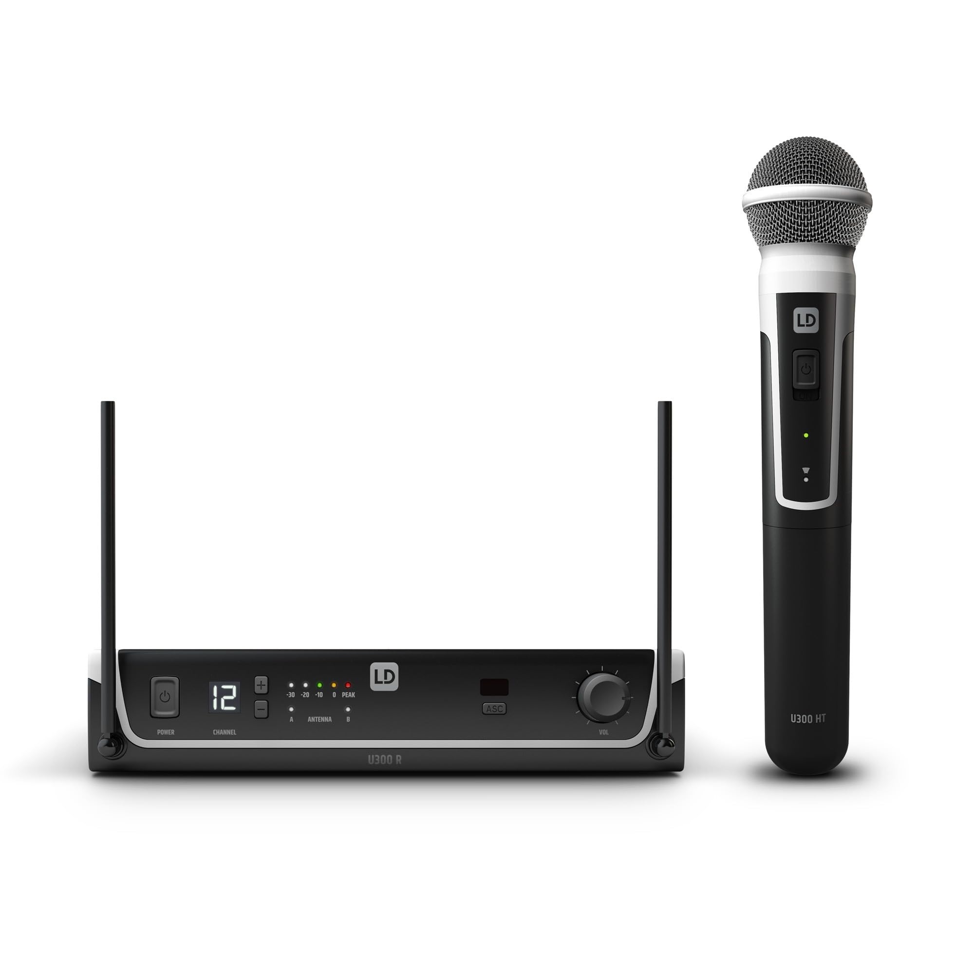 LD Systems U308 HHD - Wireless Microphone System with Dynamic Handheld Microphone - 863-865 MHz+ 823-832 MHz