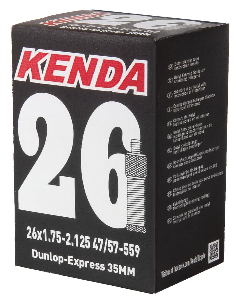 KENDA Bicycle Inner Tube Black