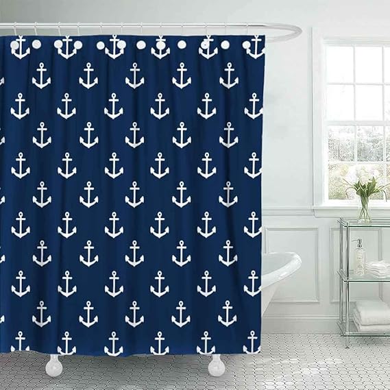 Musesh Modern Shower Curtain,Outdoor Shower Curtain 72X78
