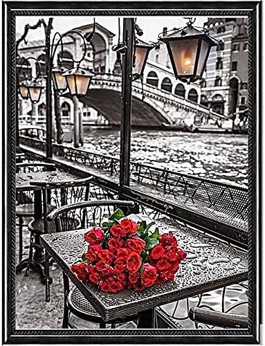 Mingo 5D DIY Diamond Painting Rhinestone Rose Flower of Crystals Embroidery Kits Arts, Crafts &amp; Sewing Cross Stitch