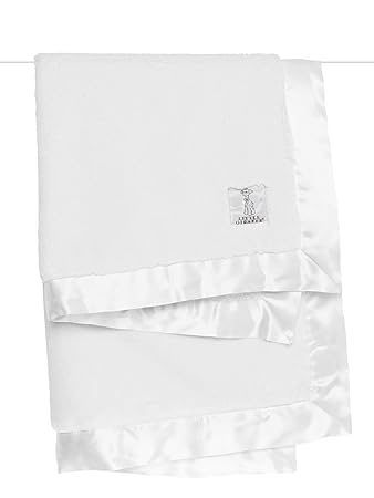 Amazon Com Little Giraffe Luxe Stroller Baby Blanket White 29 X 35 Baby