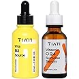 TIAM Glass Skin Duo: Vita B3 Source & Vitamin C24 Surprise Serum for Healthy-Looking Glow and Smoother Skin, Korean Skin Care Set
