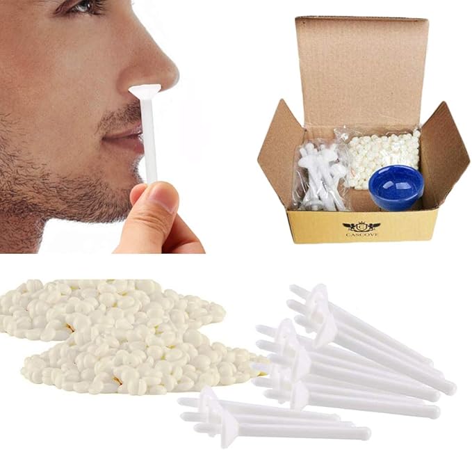 Nose Ear Hair Removal Wax Kit Painless & Easy Mens Nasal Waxing Strip
