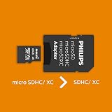 Philips 64GB Micro SDHC Class 10 Memory Card with SD Adapter view 6
