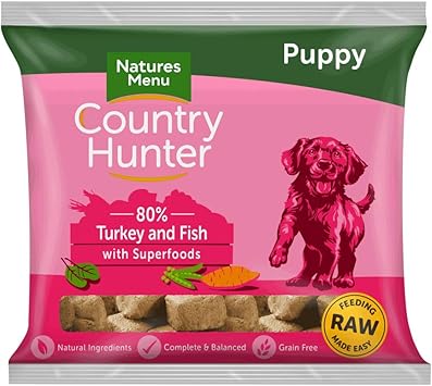 natures menu frozen raw dog food