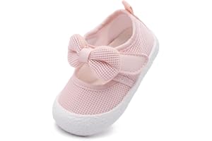 Kuner Adorable Flower Bow Baby Girls Sandals Soft Sole Comfort Summer Toddler Walking Shoes 9 12 18 21 24 Months