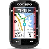 COOSPO Color Touchscreen GPS Bike Computer CS600, Wireless IPX7 Waterproof Cycling GPS Speedometer with Bluetooth/ANT+, Backlight Route Navigation, Support Bike Radar &amp; 36H Battery Life