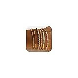 DEARMAY Gold Bracelets for Women 14K Real Gold