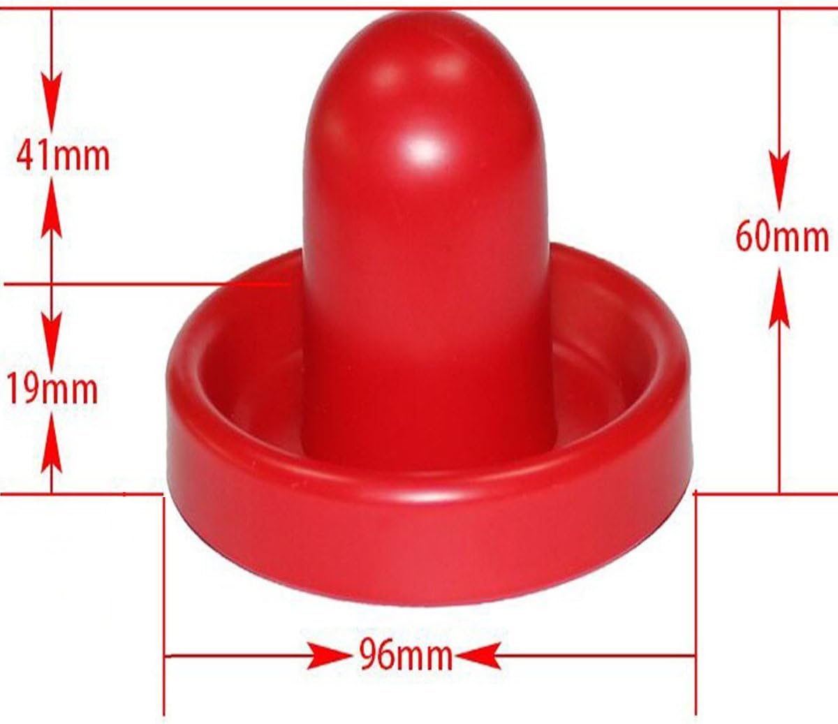 Qtimal Home Standard Air Hockey Paddles and 2 Size Pucks, Small Size for Kids, Large Size for Adult, Great Goal Handles Pushers Replacement Accessories for Game Tables (2 Striker, 6 Puck Pack) : Sports & Outdoors