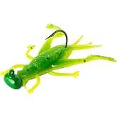 Rebel LIVEFLEX&trade; Hopper Soft Plastic - Green Grasshopper - 1.75"