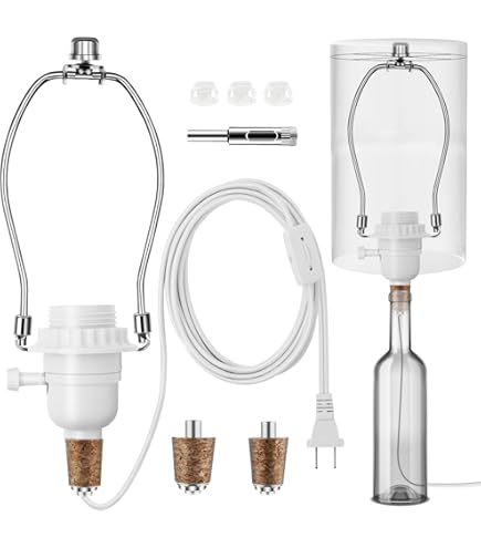 Creative Hobbies Lamp Kit for Liquor Bottles, Wine Bottles