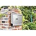 Serenelife Indoor & Outdoor Wall Mount Locking Mailbox | Secure Key & Lock Mechanism | Weather Resistant & Durable | Easy Access Metal Flap | Includes 2 Keys & Mounting Hardware | 13x14x5 IN
