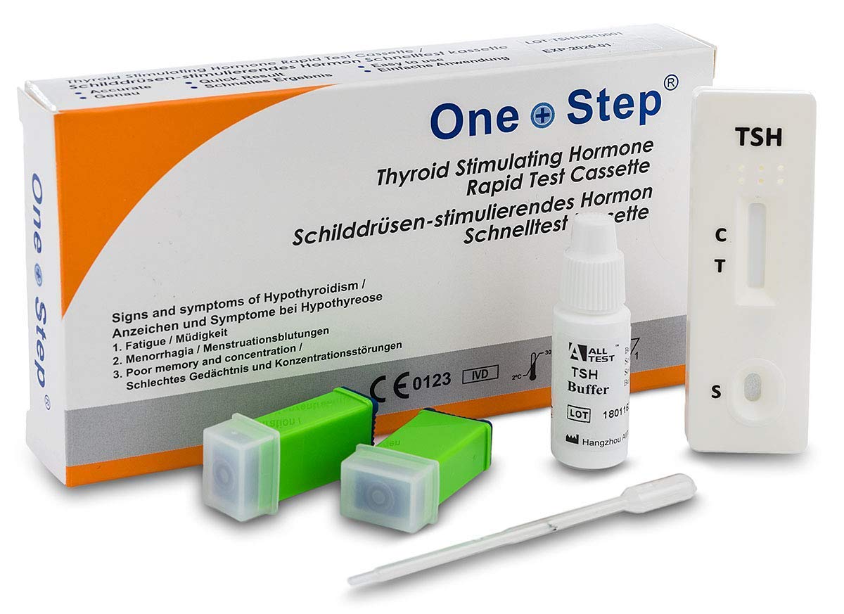 Underactive Thyroid Testing Kit, TSH Blood Tests for Hypothyroidism One Step (2 Test)
