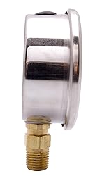 2-1/2" Oil Filled Pressure Gauge - Stainless Steel