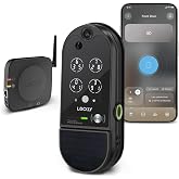 Lockly Vision Elite Video Smart Lock with Camera/2-Way Audio Doorbell | Smart Wi-Fi Deadbolt for Front Door with PIN Genie&reg; Keypad, Fingerprint, Motion Sensor, App Remote Control, No Monthly Fee