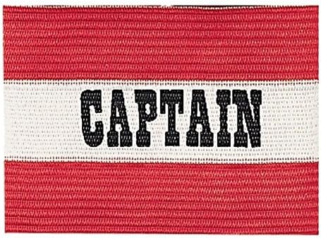 Junior Size Soccer Captains Arm Band (Red)