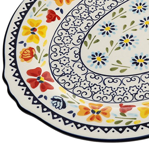 Gibson Elite HandPainted Dinnerware Set, 14" Serving Platter
