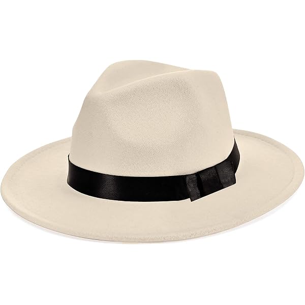 Jeanne Simmons Unisex Wool Felt Satin Rope Band Trim Pinched  display picture 1