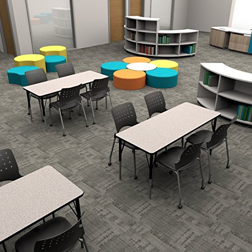 Norwood Commercial Furniture Adjustable-Height Rectangle Activity Table