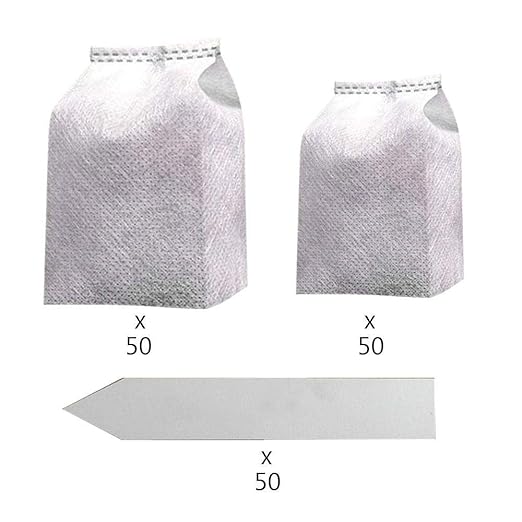Umiwe 100Pcs Biodegradable No Tejido Bolsas de Plántulas Planta ...