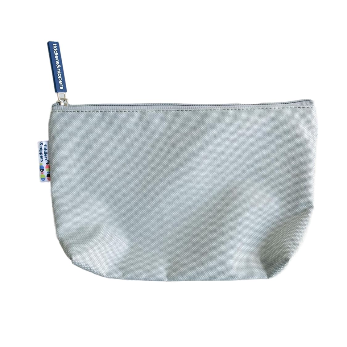 Tiddler Grab & Go Pouch | Multi-Purpose Bag | Pencil Case | Ideal for Medicines, Stationary, Snacks, Wipes, Dummies, School, Nursery, Holidays, Travel & Much More! (Plain Grey)