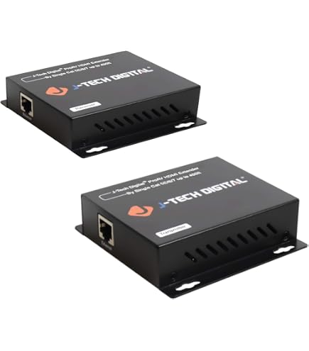 Amazon.com: J-Tech Digital ProAV HDMI Extender Over Single Cat5e/6