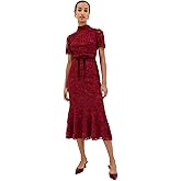 Shoshanna Womens Scarlett Velvet Lace Pierre Dress