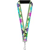 Buckle-Down Lanyard-1.0"-Octopus Superhero Cartoon