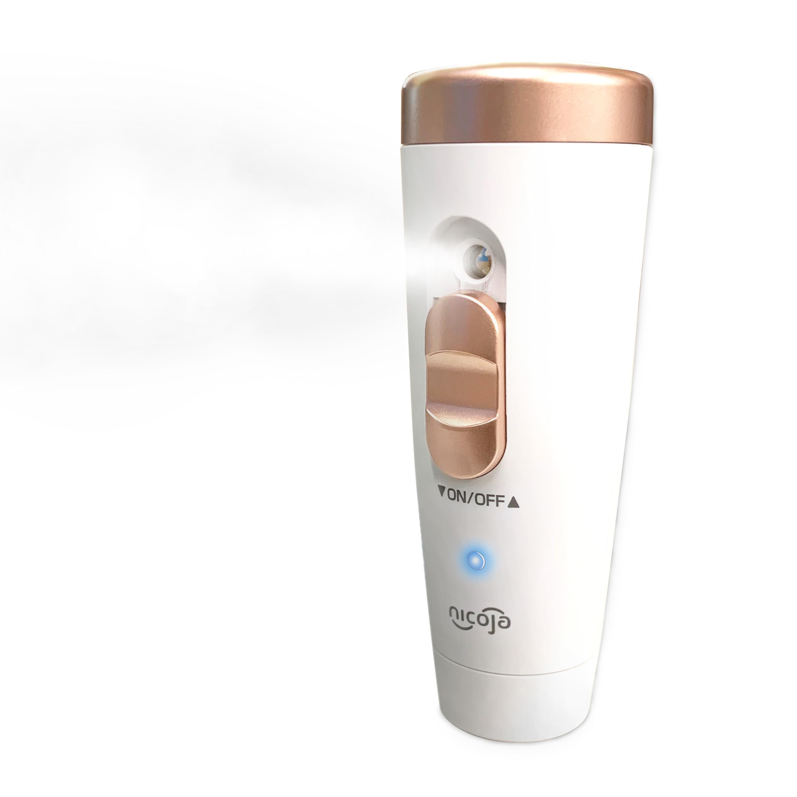 【TVで紹介されました！】のどモイスチャー 超音波吸入器 喉 加湿 のどケア ハンディ吸入器 のどの不快感 風邪対策 インフルエンザ対策 ウイルス対策 携帯型吸入器 のどのイガイガ対 超音波ミスト噴霧 吸入器商品画像