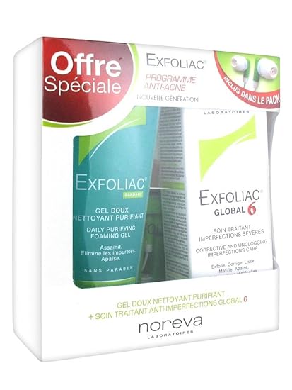 Exfoliac Global 6 Pflegemittel gegen starke Unreinheiten der Haut 30 ml + weiches Gel 100 ml