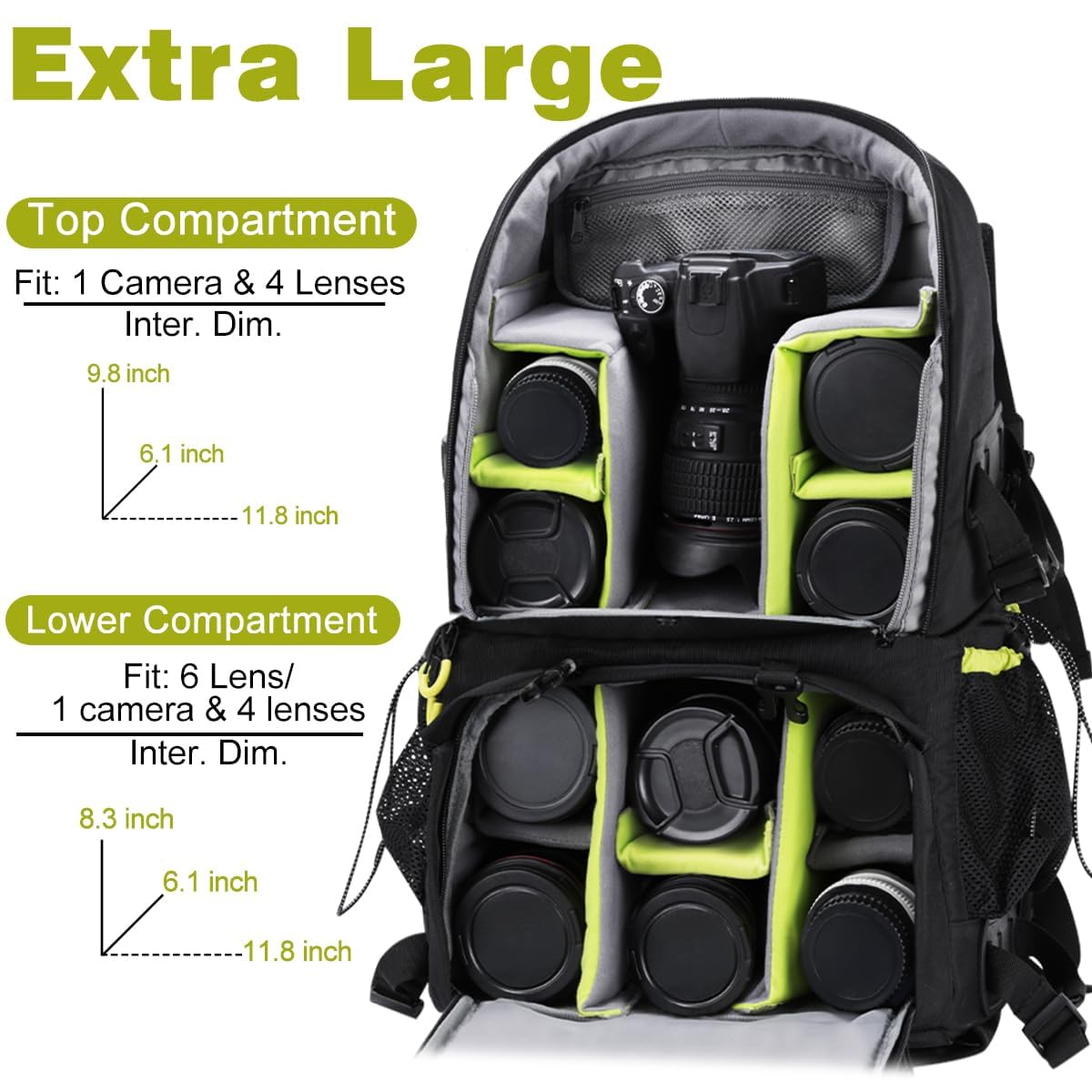 Dslr Slr Hiking Bag With Camera Compartment Camera Bag Backpack