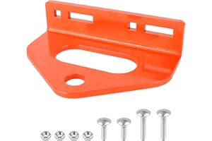 LVACODV Zero Turn Mower Trailer Tow Hitch 1/4"(6mm) - Heavy Duty Lawn Mower Hitch with 3/4" Hole Center, Adjustable Slot Design, 2 Types of Carriage Bolts - Multi-Functional Trailer Hitch for Lawn Mowers