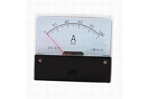 DH670 DC 10A 15A 20A 30A 50A 75A 100A 150A 200A Analog Current Panel Meter Ampere Ammeter DH67 1Pcs(250A)