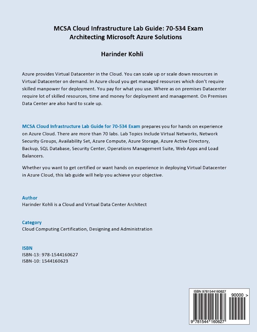 Buy Mcsa Cloud Infrastructure Lab Guide 70 534 Exam Architecting
