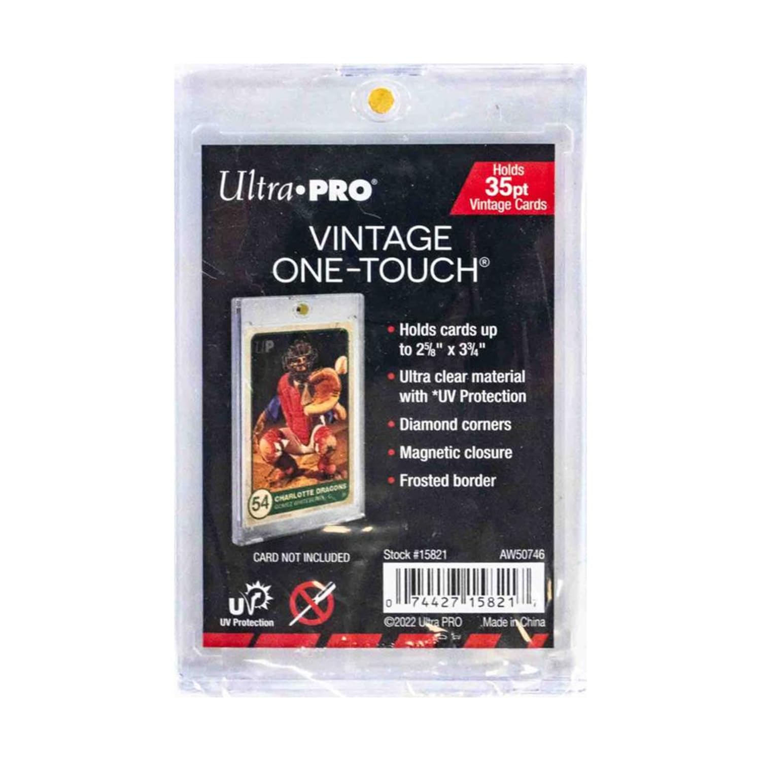 Ultra Pro - Vintage Card UV ONE-TOUCH Magnetic Holder 35pt
