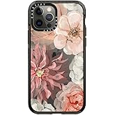 CASETiFY Impact Case for iPhone 12 / iPhone 12 Pro - Pretty Blush - Clear Black