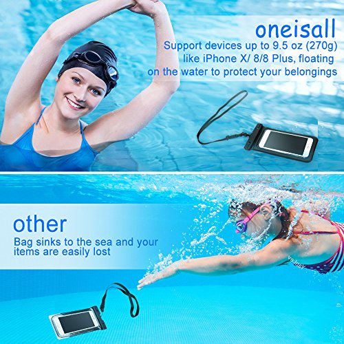 image for Oneisall Floating Waterproof Case, [Upgraded] Waterproof Phone Case Ce