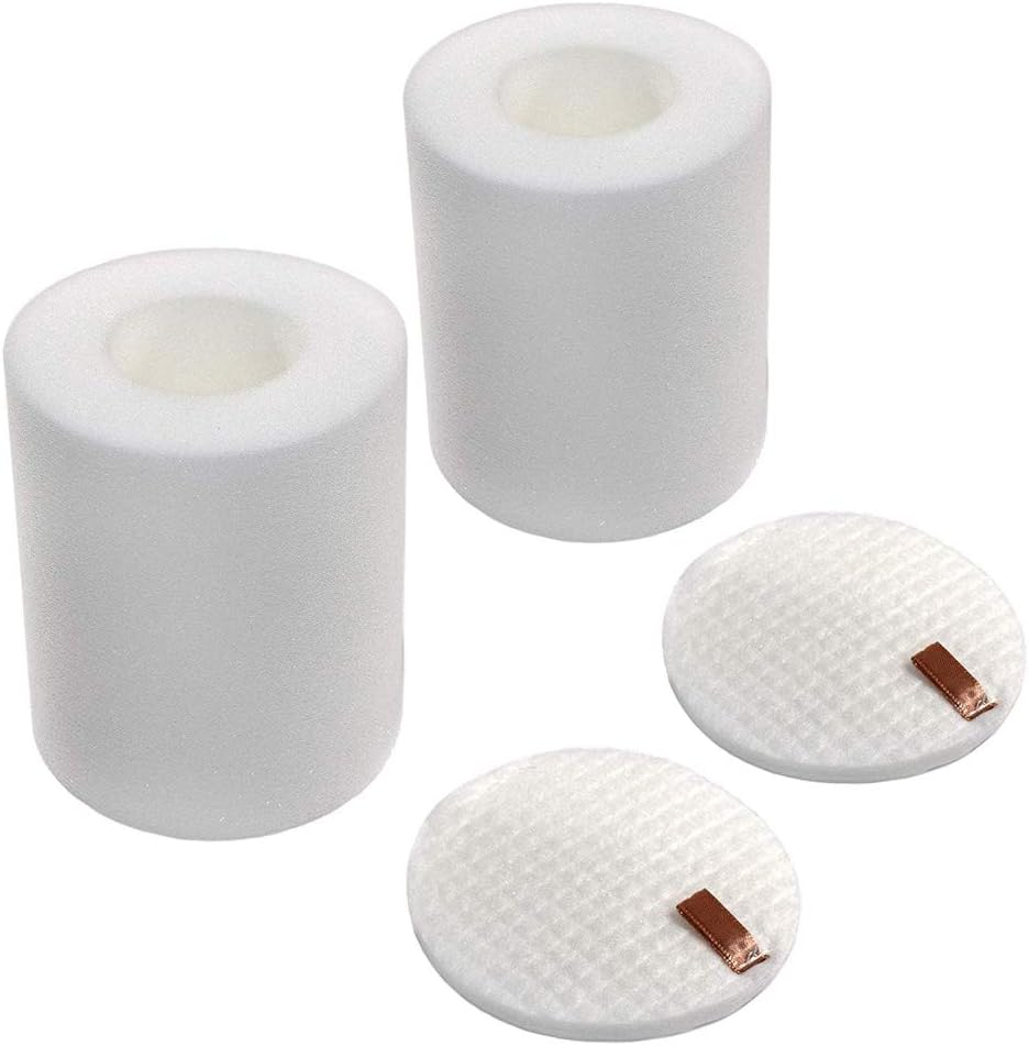 Eztronics Corp2 Pack Foam & Felt Filters for Shark Rotator Powered Lift-Away NV755, UV795 Vacuum Cleaner XFF755