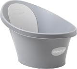 Shnuggle Baby Bath with Bum Bump Support and Foam Backrest Grey