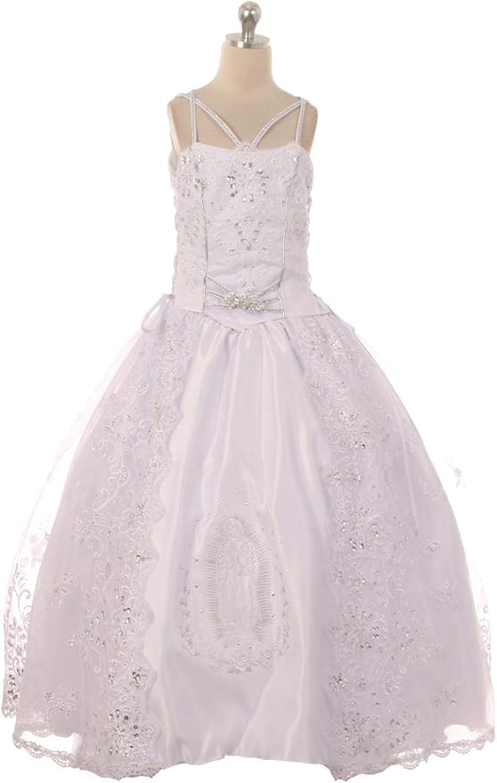 baptism dresses with our lady of guadalupe