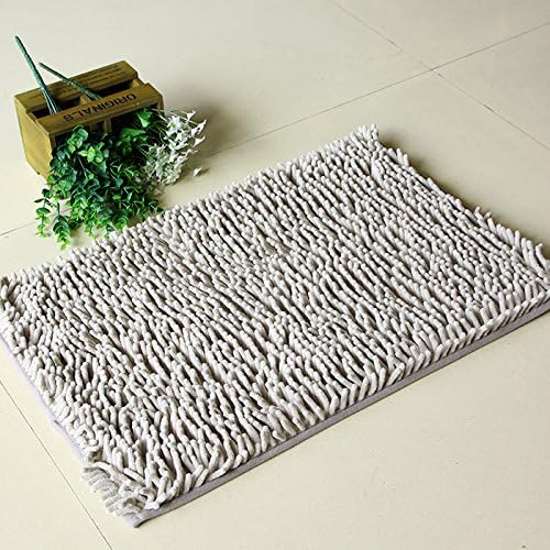 Cegar Non-slip Chenille Microfiber Rug Absorbent Multipurpose Mat Durable Doormat Bathroom Area Carpet Khaki