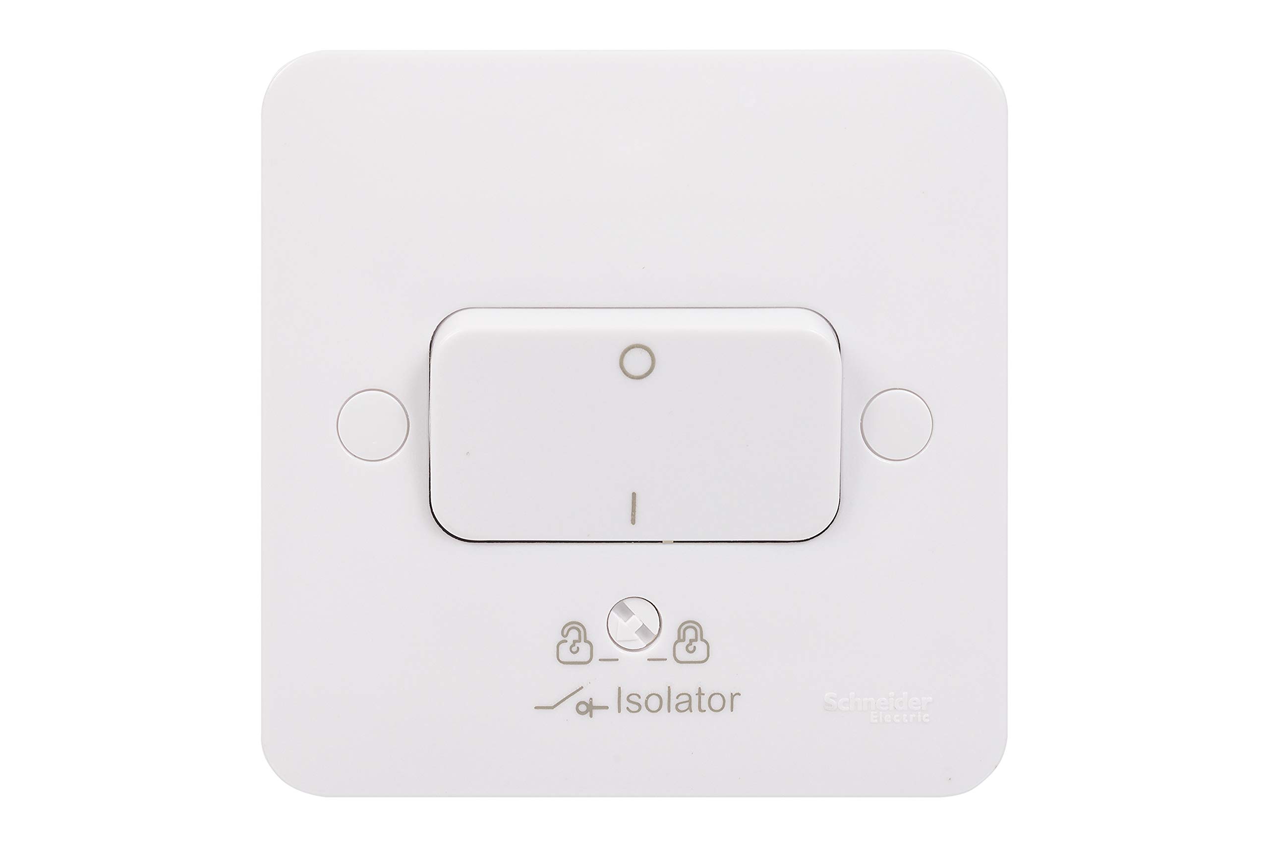 Schneider Electric Lisse 10A 1-Gang 3-Pole Fan Isolator Switch, White