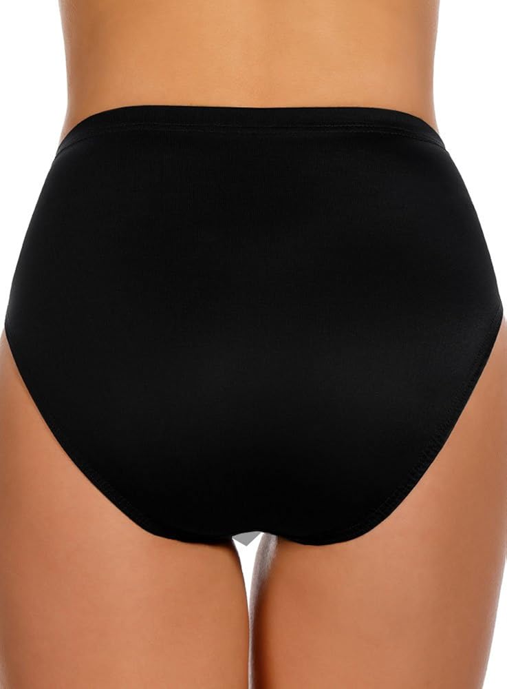 Miraclesuit Women's Swimwear Basic Pant High Waist Slimming Brief Bathing Suit Bottom: Miraclesuit: Clothing