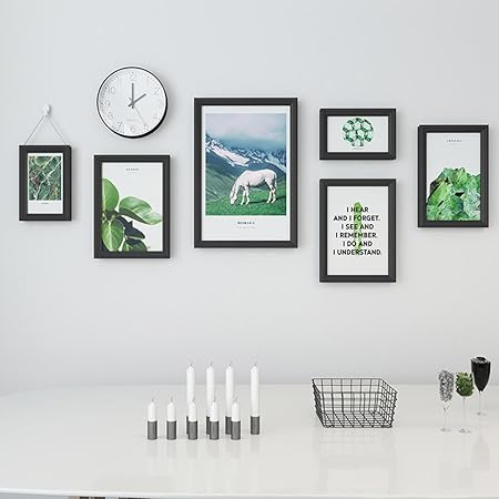 Gzd Foto Display Stander Fotowand Modern Einfach Massivholz Dekorative Gemalde 6 Kombination Aufenthalt Sofa Hintergrundwand Hangende Gemalde Restaurant Schlafzimmer Wandmalerei 93 203 Cm C Amazon De Kuche Haushalt