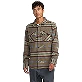 RVCA mens Dayshift Blanket Flannel Long Sleeve